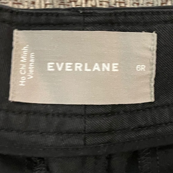 Everlane The Draper Pleated Pant in Buttersmooth (Regular) - Black Size 6 - Picture 3 of 4